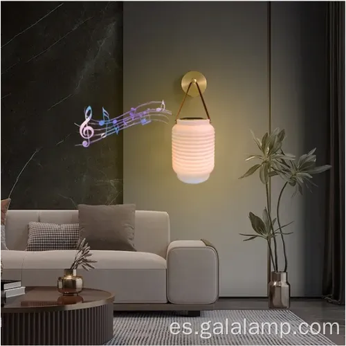 Altavoz Bluetooth de energía solar y combo de luz al aire libre